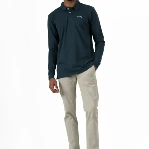 Polo M/L Makarthy Azul Petróleo
