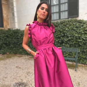 Vestido Lady Petunia cardenal