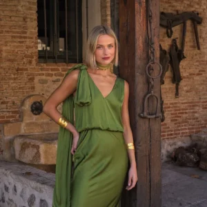 Vestido Lady Antílope verde