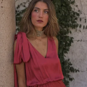 Vestido Lady Antílope coral